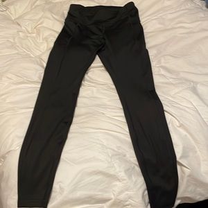 solid black leggings